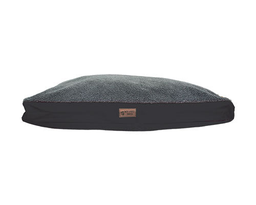 BED MY PET A/TRN CSN SQ WOOL BLACK LGE